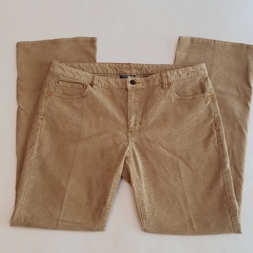 Polo Ralph Lauren Tan Corduroy Bootcut Pants